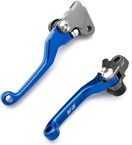Miniatura 2 de Krace Juego de palancas de freno y embrague pivotantes CNC para motocross de bicicleta de tierra compatible con YZ80/85 2001 2002 2003 2004 2005