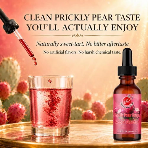 Miniatura 7 de Gotas de nopal, suplemento líquido concentrado de fruta de cactus Nopal con vitamina B12, betalaínas, vitaminas y oligominerales, 2 onzas líquidas