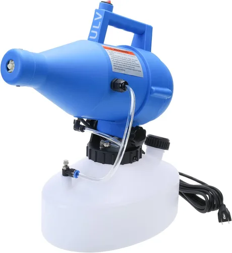 Pulverizador eléctrico ULV portátil ULV de 4.5L (1.2 galones), atomizador de capacidad ultra baja, distancia de pulverización multiusos de 30 pies