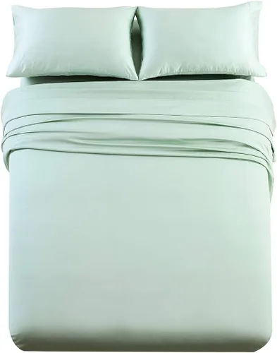 Miniatura 11 de Juego de sábanas tamaño individual XL de 3 piezas – Sábanas refrescantes de 600 hilos Tencel Lyocell, suaves y sedosas, bolsillo profundo