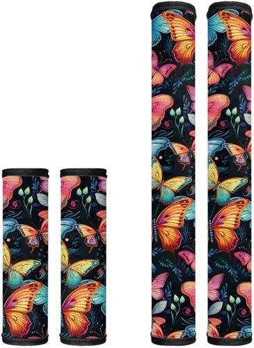 Miniatura 8 de Horeset Daisy Bee Honey - Juego de 4 fundas para manijas de puerta de refrigerador, fundas para manija de horno, lindas manijas de decoración