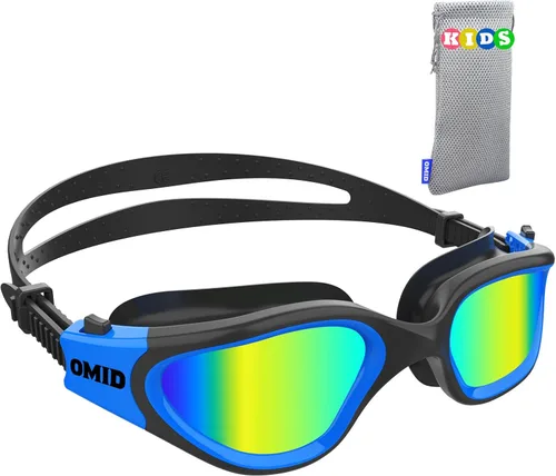 Miniatura 8 de OMID Kids Swim Goggles, P2mini Polarized Swimming Goggles Comfortable for Age 6-14