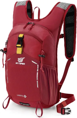 SKYSPER Mochila pequeña para senderismo - Mochila de viaje de 15L, ligera, resistente al agua, mochilas de senderismo para mujeres y hombres,