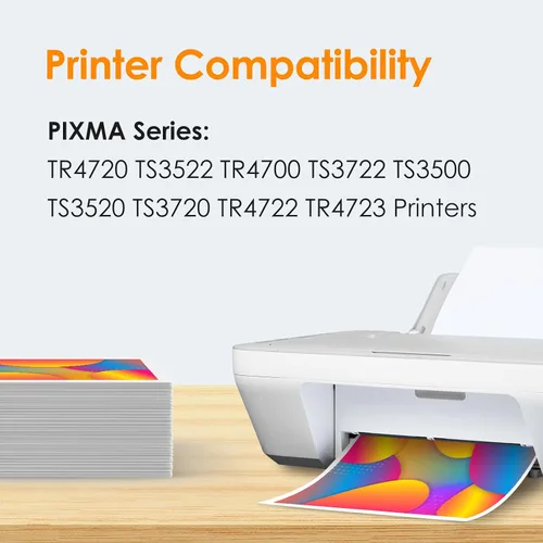 Miniatura 2 de PG-275XL CL-276XL Replacement for Canon 275 and 276 Ink Cartridges 276XL 275XL Ink Cartridges for Canon Printers Work for Canon Pixma TR4720 TS3720