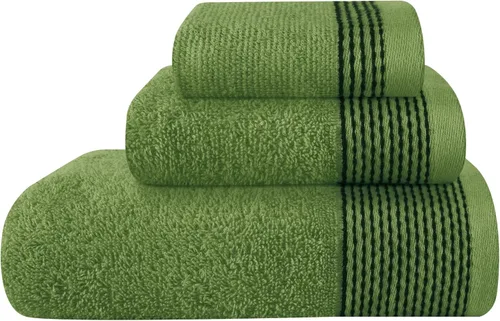 Miniatura 23 de Belizzi Home Juego de 3 toallas de algodón ultra suave, contiene una toalla de baño de 28 x 55 pulgadas, una toalla de mano de 16 x 24 pulgadas y un