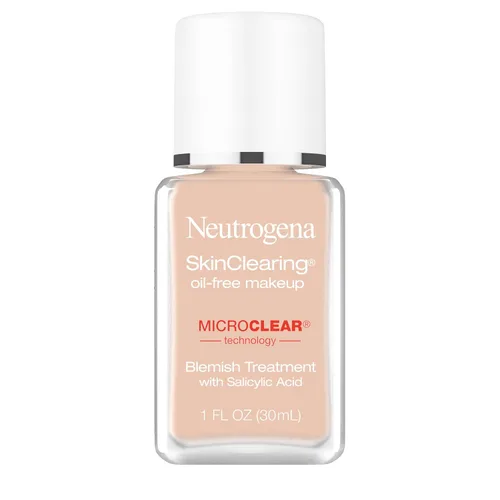Miniatura 18 de Neutrogena SkinClearing - Base líquida sin aceite para combatir el acné y las imperfecciones, con medicamento para el acné de ácido salicílico al 40