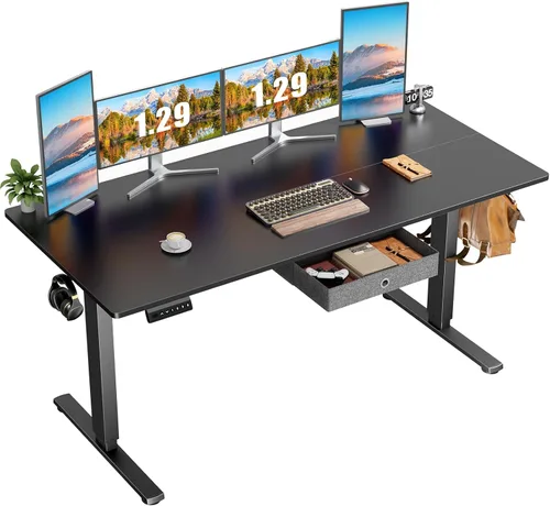 Miniatura 7 de NEWBULIG - Escritorio pequeño de 31.5" para computadora de oficina, escritorio compacto de escritura para oficina, mesa de estudio para estudiantes
