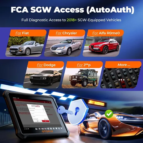 Miniatura 6 de OTOFIX D1 Lite Escáner Automotriz Bidireccional, herramienta de escaneo de diagnóstico de todo el sistema para el 99% de los coches con 2 años