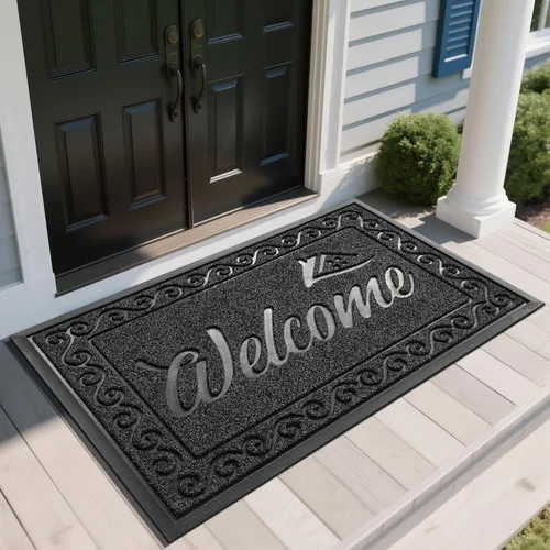 Miniatura 37 de Yimobra Tapete de Bienvenida, Tapetes de Puerta Resistentes y Duraderos para Entrada del Hogar Exterior Interior, Tapete Delantero para Patio