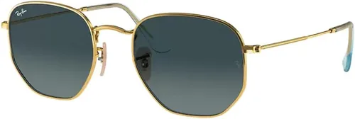 Ray-Ban RB3548N - Gafas de sol hexagonales 001 de 54 M para hombres y mujeres (grande), paquete con kit de diseñador iWear