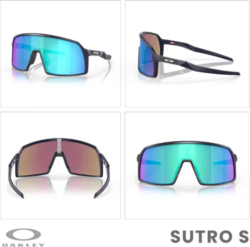 Miniatura 59 de Oakley Sutro OO9406 / OO9462 - Lentes de sol para hombre, kit de correa de accesorios, bolsa de microfibra