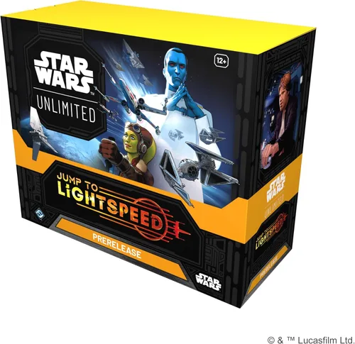 Miniatura 2 de Asmodee Star Wars: Unlimited TCG Jump to Lightspeed PRERELEASE Box - Incluye 6 paquetes de refuerzo, edades 12+, 2+ jugadores, 20 minutos de tiempo