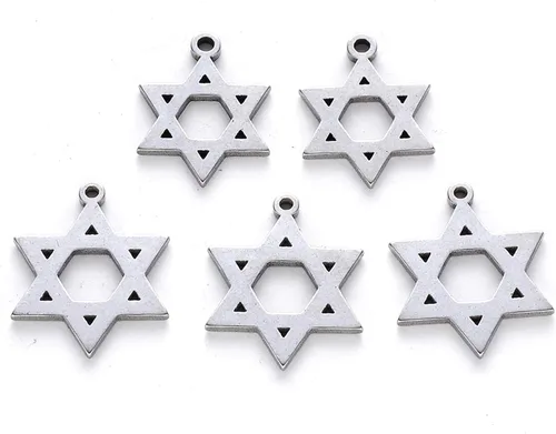 Miniatura 25 de Craftdady Colgantes de eslabones de conector de acero inoxidable, colgantes de mariposa con marco de metal, adornos colgantes para hacer joyas
