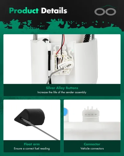 Miniatura 3 de SCITOO Fuel Pump Electrical Assembly fit 2011 for Jeep Wrangler 3.8L