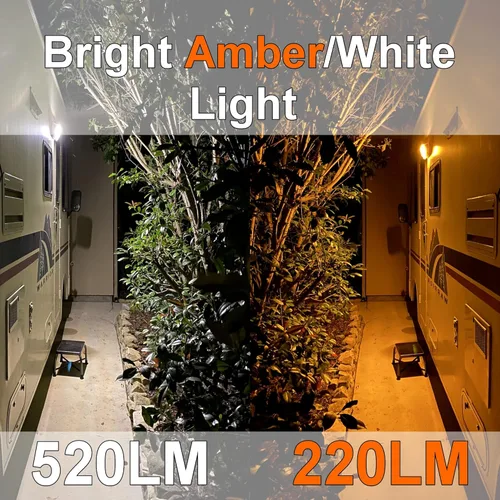 Miniatura 8 de BG520B-SB, toldo LED de doble color, de alto rendimiento, de larga duración con clasificación IP65, para porche con modos de color intercambiables