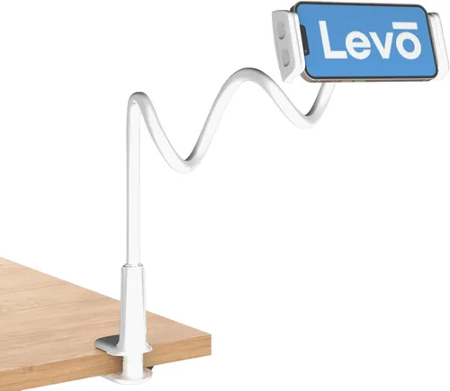 Miniatura 7 de LEVO Soporte ajustable para teléfono celular, soporte de teléfono con cuello de cisne con brazo largo flexible, soporte para teléfono inteligente