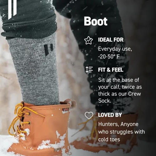 Miniatura 5 de Calcetines para botas de alpaca para hombres y mujeres, calcetines de alpaca que absorben la humedad para senderismo, correr, regulación