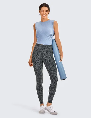 Miniatura 2 de CRZ YOGA Women's Naked Feeling Yoga Pants 28 Inches - High Waisted Workout Leggings Full Length Tights Buttery Soft