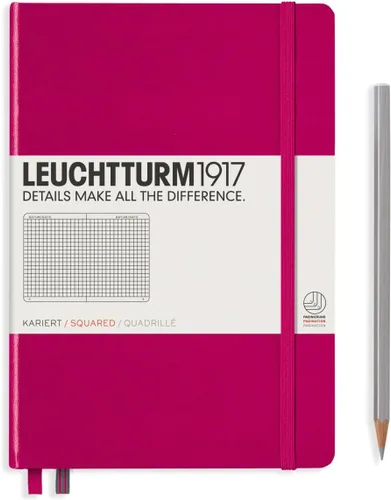 Miniatura 87 de LEUCHTTURM1917 - Cuaderno de tapa dura mediano A5 con 251 páginas numeradas para escritura y diario (verde menta, con puntos)