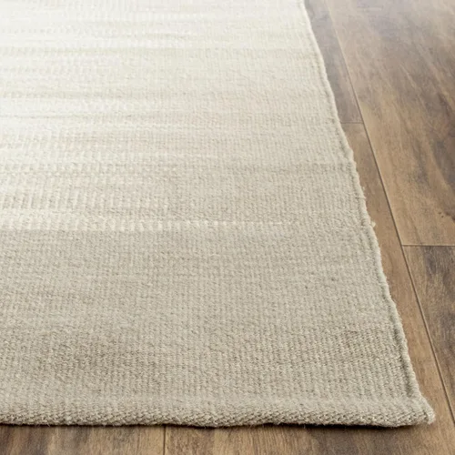 Miniatura 6 de SAFAVIEH Kilim Collection - Alfombra decorativa de 4 x 6 pies, color beige y verde claro, hecha a mano, lana de tejido plano, ideal para zonas
