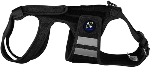 Miniatura 2 de Coodeo Soporte de espalda para perros para artritis, soporte de espalda para mascotas para IVDD, protector de espalda ayuda a aliviar el dolor, Negro