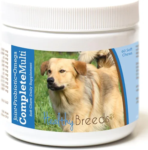 Miniatura 25 de Healthy Breeds Pug todo en uno multivitamínico suave masticable 60
