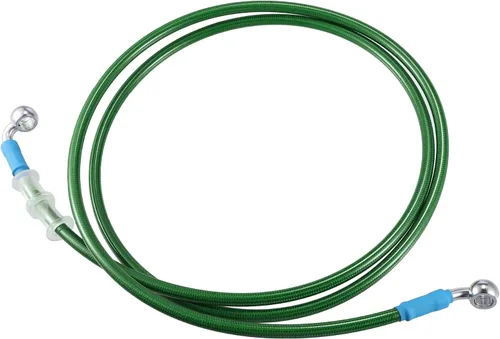 Miniatura 22 de X AUTOHAUX 31.5 in AN3 M10 Línea de freno hidráulico para coche, manguera de aceite, 28 ° 90 ° acero inoxidable para coche, motocicleta, motocross