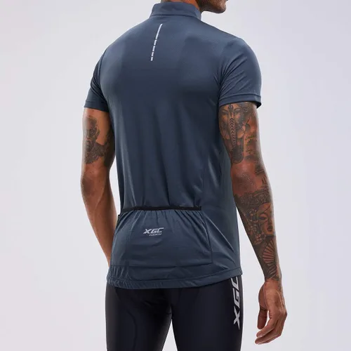 Miniatura 2 de XGC - Maillot de ciclismo de manga corta para hombre con tejido transpirable de secado rápido