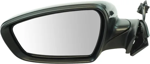 Miniatura 112 de TRQ Espejo plegable con calefacción eléctrica del lado del conductor con indicador de punto ciego pintura a juego negro liso compatible con Kia