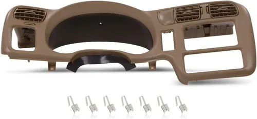 PIT66 Bisel del Tablero de Instrumentos Cluster Bisel del Tablero Trim, Compatible con Chevy Blazer S10 GMC Jimmy Sonoma 1998 1999 2000 2001 2002