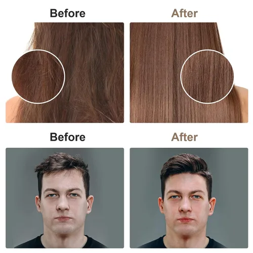 Miniatura 5 de URAQT Juego de 6 peines de pelo de dientes anchos, peinado profesional y peine de pompadour con púas húmedas, peine antiestático para hombres y 6