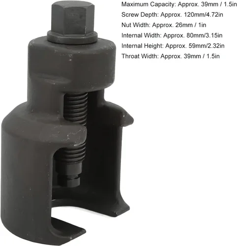 Miniatura 3 de Arrache Rotule Poids Lourd,Extractor de herramienta separadora de rótula resistente, herramienta de extracción de rótulas, herramienta de camión