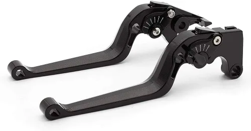 Miniatura 2 de Krace Palanca de freno de embrague motocicleta para Kawasaki H2 / H2R 2015-2018 ajustable largo negro 2017 2016