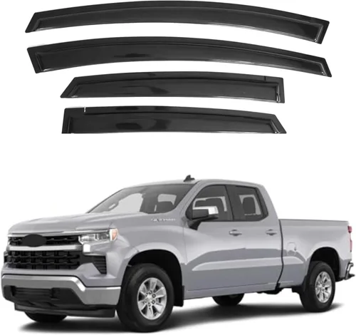 Miniatura 196 de Visor para ventana IG para Hyundai Venue 2020-2023, protector contra la lluvia, adhesivo extra duradero, deflector de viento para lado