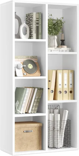Miniatura 26 de VASAGLE Custos Collection - Estantería para libros tipo cubo con 4 compartimentos, 9.4 x 26 x 26 pulgadas, estantería de almacenamiento para sala