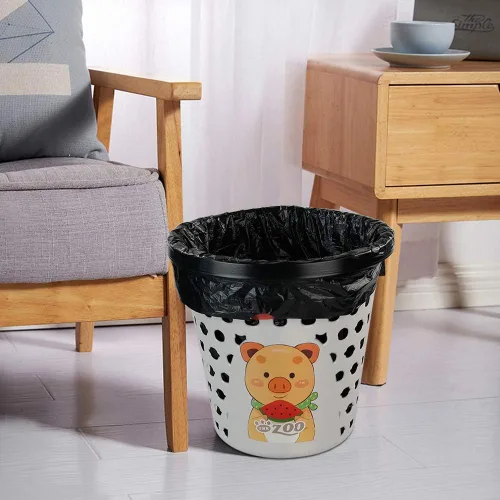 Miniatura 6 de Bolsas de basura pequeñas con cordón de 1.5 galones, 210 unidades, color negro