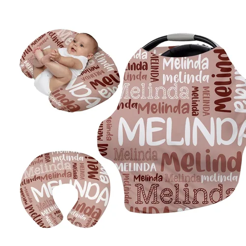 Miniatura 20 de Funda de asiento de automóvil personalizada para bebés, funda de asiento de automóvil multiusos con nombre, fundas de asiento de automóvil, regalos