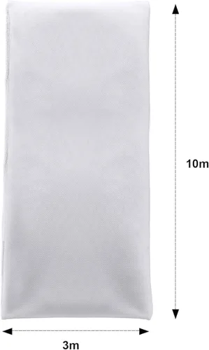 Miniatura 2 de Zonon - Mosquitera para insectos, malla protectora contra pájaros, mosca, escondite de caza, malla de protección para plantas de jardín, Blanco