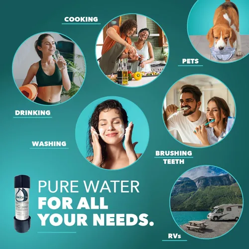 Miniatura 8 de CuZn Filtro de agua debajo del fregadero para grifo del fregadero, 20 K galones o 2 años de vida útil de filtración, reduce PFAs, PFOS, plomo