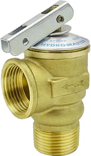 Miniatura 4 de Kit de válvula de servicio para calentador de agua sin tanque HYDRO MASTER con válvula de alivio de presión aislador de 3/4 pulgadas IPS de latón
