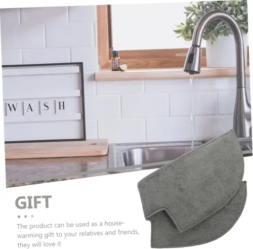 Miniatura 4 de OSALADI Alfombrilla antiderrames para bañera para fregadero de cocina, soporte de esponja absorbente, lavable, protector de fregadero reutilizable