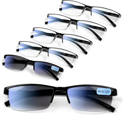 Miniatura 14 de Gaoye Executive Style Reading Glasses Men - Durable Readers with Blue Light Filtering- Comfortable Fit with TR90 Frames