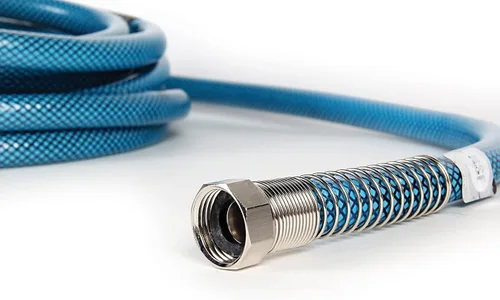 Miniatura 4 de Camco TastePURE - Manguera de agua potable prémium 35 pies (22843) y filtro de agua TastePURE RV/Marine Cuenta con protector de manguera flexible