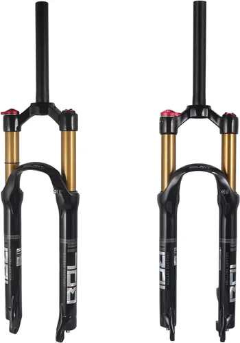 Miniatura 10 de Horquilla de suspensión de aleación de magnesio para bicicleta de montaña de Bosy, 26/27.5/29 pulgadas, dirección cónica y horquilla delantera recta