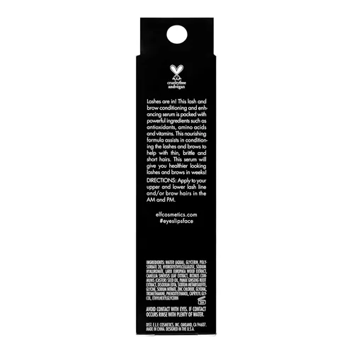Miniatura 5 de e.l.f. - Suero para mejorar pestañas y cejas, promueve pestañas y cejas de aspecto más largo, fórmula nutritiva y acondicionadora, transparente