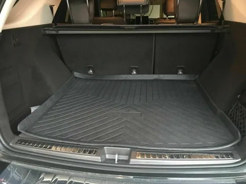 Tapete de maletero para Mercedes-Benz Clase ML 2012-2015 – Tapetes resistentes a la intemperie para maletero de automóviles con borde elevado – Goma