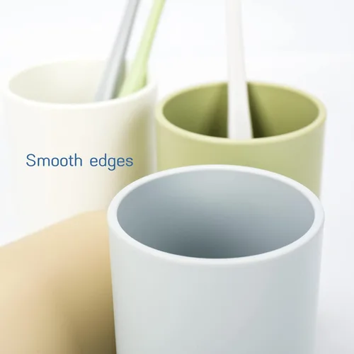 Miniatura 2 de Soporte para cepillos de dientes, taza de baño, vaso de cepillado de dientes, vaso para beber, pasta de dientes, organizador de encimera, taza