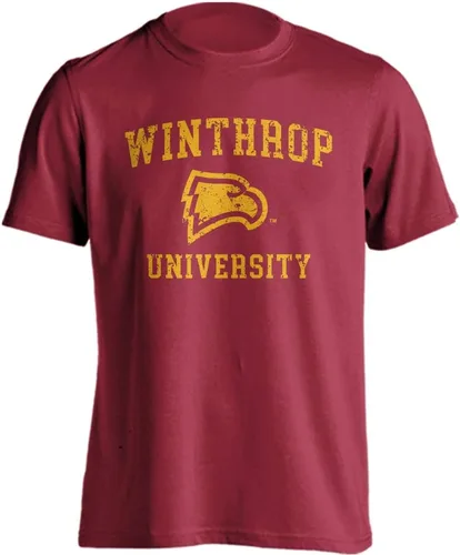 Miniatura 121 de Sport Your Gear NCAA Camiseta de manga corta retro con licencia oficial de aspecto desgastado para el día del juego, camiseta de espíritu deportivo