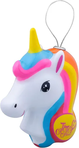 Miniatura 5 de Ruz JoJo Siwa - Juego de adornos de Navidad de estrella y unicornio, decoración de árbol para interiores y exteriores, paquete de 2
