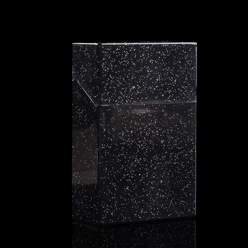 Miniatura 4 de Caja de cigarrillos para cigarrillos de 3.346 in, tamaño King, 20 capacidades, caja de cigarrillos de plástico, transparente, portátil, delgada